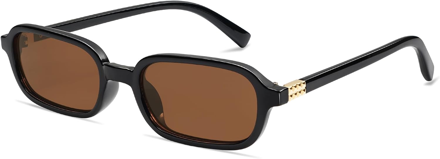 Women Retro Rectangular Sunglasses