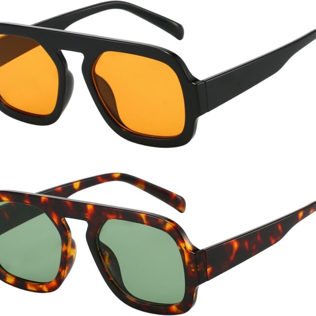 Stylish Square Aviator Sunglasses