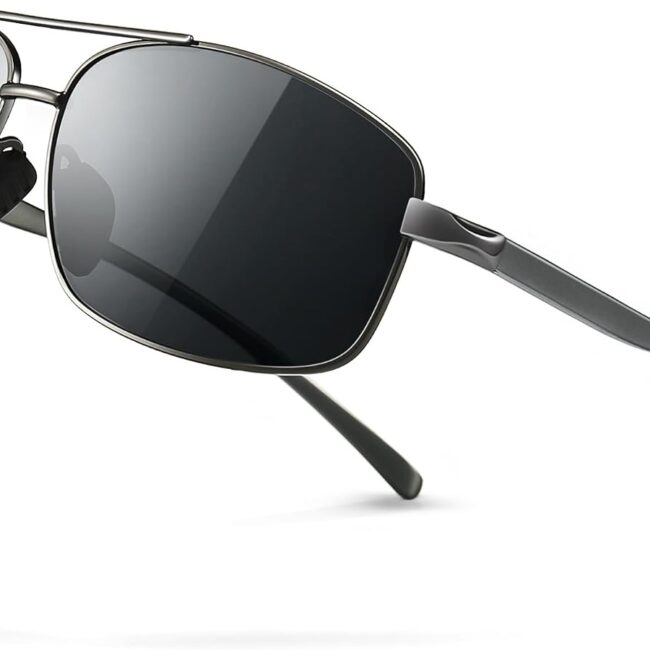 Ultra-Light Rectangular Polarized Sunglasses