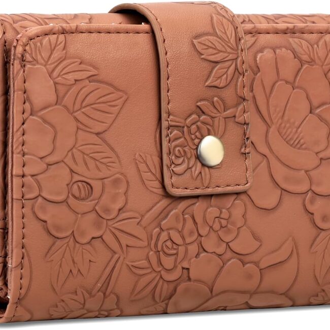 Tri-fold ID Window Coin Pocket Wallet