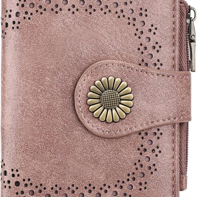Bi-fold ID Zipper Coin Purse