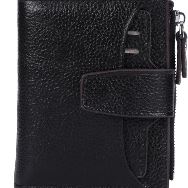 Bi-fold Zipper ID Window ID Wallet