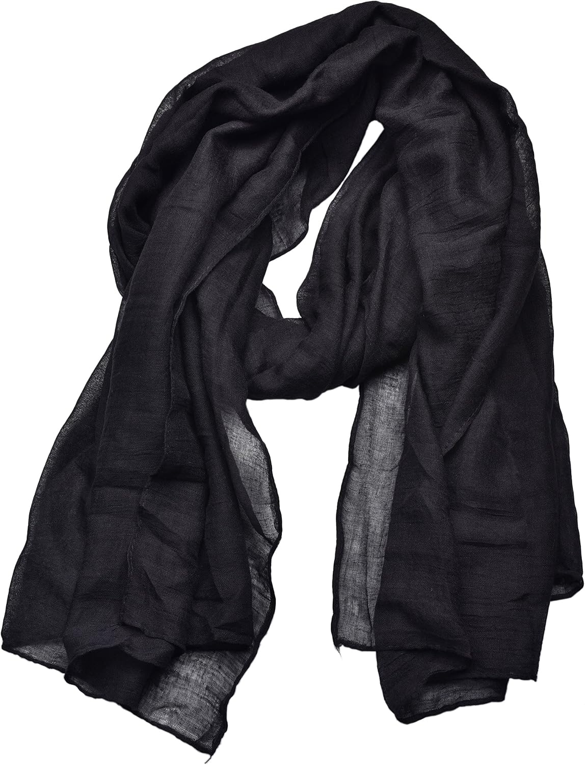 Women's Cotton Scarves Lady Light Soft Fashion Solid Scarf Wrap Shawl